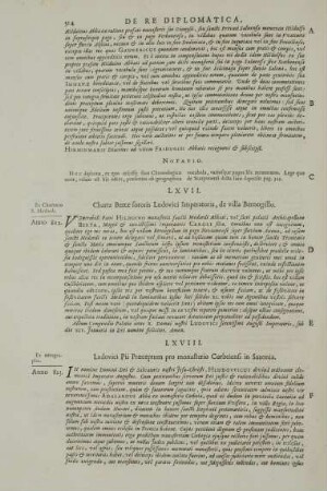 LXVIII. Ludovici Pii Praeceptum pro monasterio Corbeiensi in Saxonia.