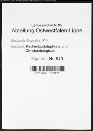 Kirchenbuchduplikat der evangelisch-lutherischen Stadt- und Landgemeinde St.Petri, Kreis Soest (GHT 1872) der evangelisch-lutherischen Militärgemeinde St.Petri, Kreis Soest (GHT 1872). (Gemeinde: Evangelisch-Lutherische Stadt- und Landgemeinde St.Petri)