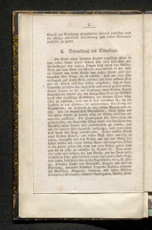 2. Behandlung des Säuglings.