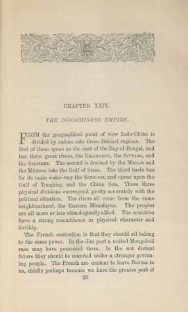 Chapter XXIV. The Indo-Chinese empire