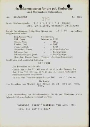 Nothdurft, Georg