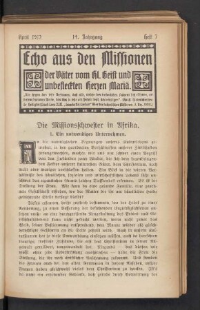 April 1912. Heft 7