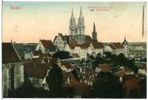 Meißen. Schlossberg mit Dom und Albrechtsburg