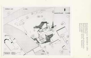 Bibliothek, Berlin-Mitte (Diplomarbeit bei Bernhard Hermkes): Lageplan 1:500