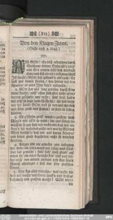 Von den Klagen Zions.