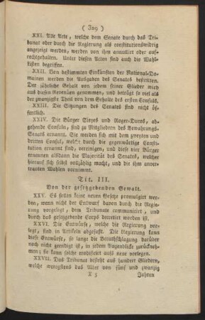 Tit. III. Von der gesetzgebenden Gewalt.