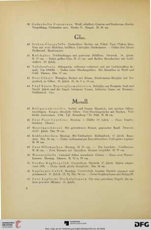 Metall (Nr. 45-63)