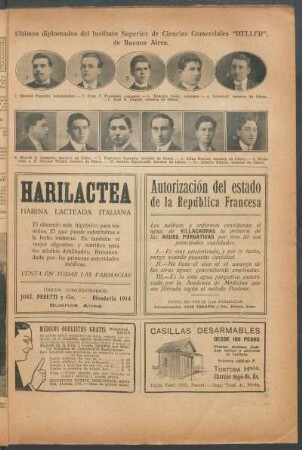Últimos diplomados del Instituto Superior de Ciencias Comerciales "Heller", de Buenos Aires - [Retratos]