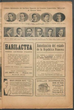 Últimos diplomados del Instituto Superior de Ciencias Comerciales "Heller", de Buenos Aires - [Retratos]