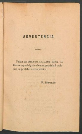 Advertencia