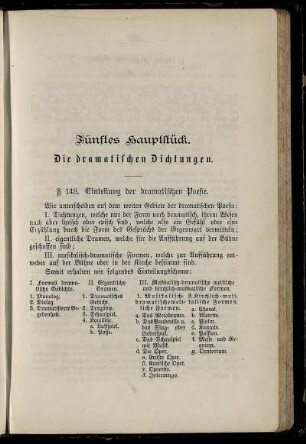 Fünftes Hauptstück. Die dramatischen Dichtungen.