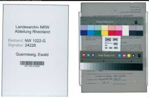 Entnazifizierung Ewald Guennewig , geb. 21.05.1889 (Handelsvertreter)