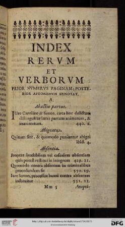 Index rervm et verborvm