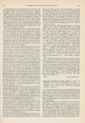 570-572 [Rezension] Theologisches Wörterbuch zum Alten Testament