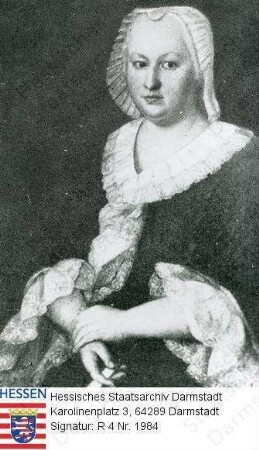 Fresenius, Charlotte geb. Miltenberger (1717-1782) / Porträt, sitzend, Kniestück