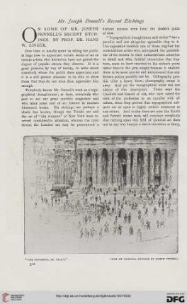 39: On some of Mr. Joseph Pennell's recent etchings