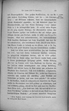 Die Juden 1827 in Hamburg.