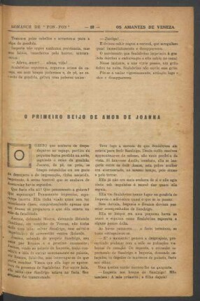 O primeiro beijo de amor de Joanna