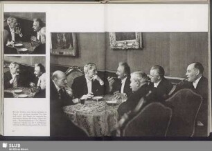 Britische Politiker beim Besuch in Berlin im August 1931 auf einem Empfang