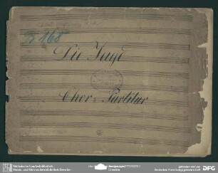 Die Jagd. Excerpts. Arr - Mus.3263-F-502A : Coro, pf
