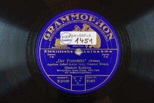 "Der Freischütz" : Agnes Gebet (Leise, leise, fromme Weise) / (Weber)