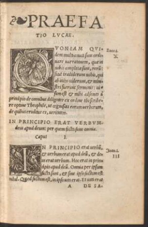 Praefatio Lucae.