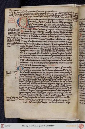 Constantinus Africanus, Pantegni II, liber primus (178v-179r am Rand alchemistische Rezepte)