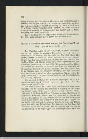 Der Grabenkampf in der neuen Stellung bei Beaurains - Arras