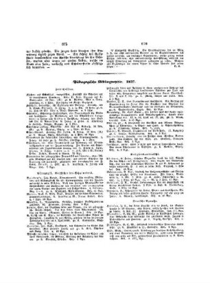 Pädagogische Bibliographie : 1847