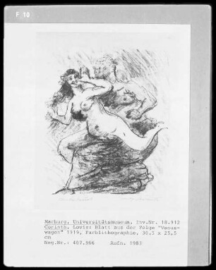 Blatt aus der Folge "Venuswagen"