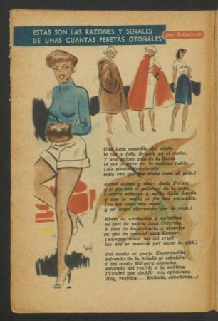 Estas son las razones y señales de unas cuantas pebetas otoñales