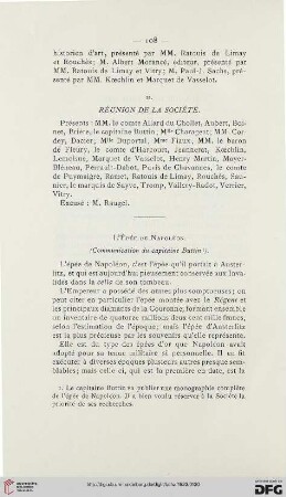 L' Épée de Napoléon