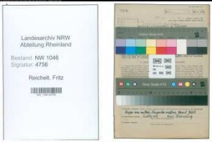 Entnazifizierung Fritz Reichelt , geb. 23.06.1904 (Schmied)