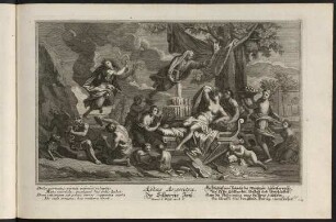 134r-134v, Aetas Argentea. Die Silberne Zeit.
