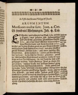 95-110, In Festo Sanctorum Philippi & Jacobi; Sacratissimi Corporis Domini nostri JEsu Christi