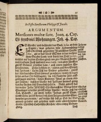 95-110, In Festo Sanctorum Philippi & Jacobi; Sacratissimi Corporis Domini nostri JEsu Christi