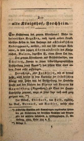 Geschichtliche Darstellung des alten Königshofes Forchheim : nebst einem Verzeichnisse aller bekannten Königshöfe