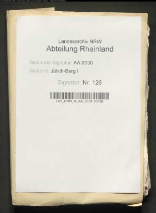 Gedenkzettel (Memorialien) des Kanzlers Wilhelm LÜNINCK