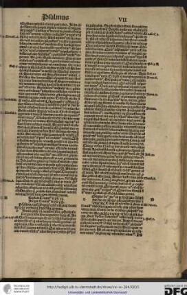 Psalmus ipsi David quem cantavit domino pro verbis Chusi filii gemini.
