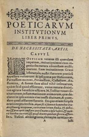 Jacobi Pontani de Societate Iesu Poeticarum institutionum libri III.