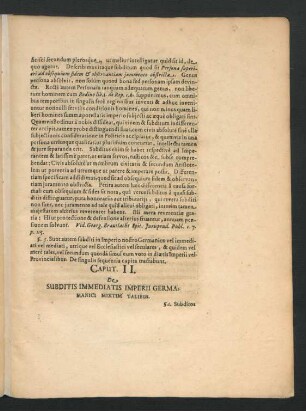 Caput II. De Subditis Immediatis Imperii Germanici Mixtim Talibus.