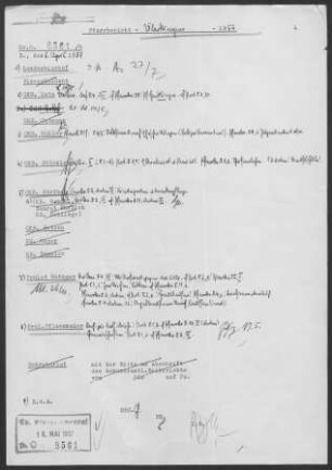 Überkingen: Visitationsbericht mit Pfarrbericht 1956