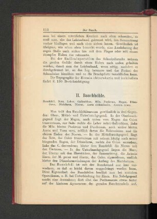 II. Bauchhöhle.