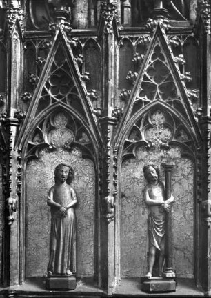 Szenen der Passion Christi: Christus vor Pilatus und Christus an der Geißelsäule
