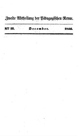 Bd. 14, Abt. 2, H. 12: Heft Bd. 14, Abt. 2, H. 12