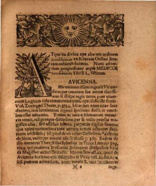 Selectae Autodidaktōn Bibliothecae Ordinis Tertii, Qvi Medicos complectitur Exercitatio I.