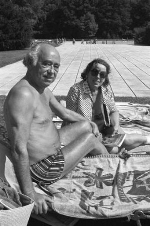 Stammgäste im Rheinstrandbad Rappenwört