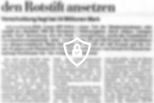 Stadt mußte fast überall [Name maskiert] ansetzen