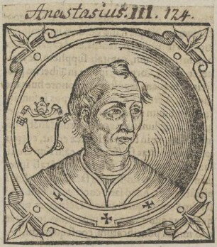 Bildnis von Papst Anastasius III.