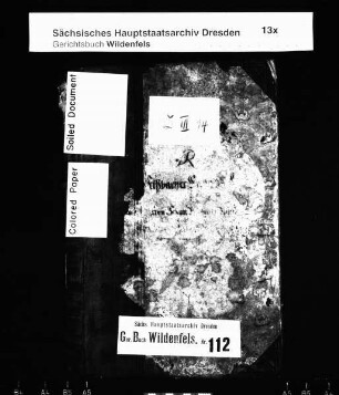 Gerichtshandelsbuch von Weißbach (bei Kirchberg), Bd. 17